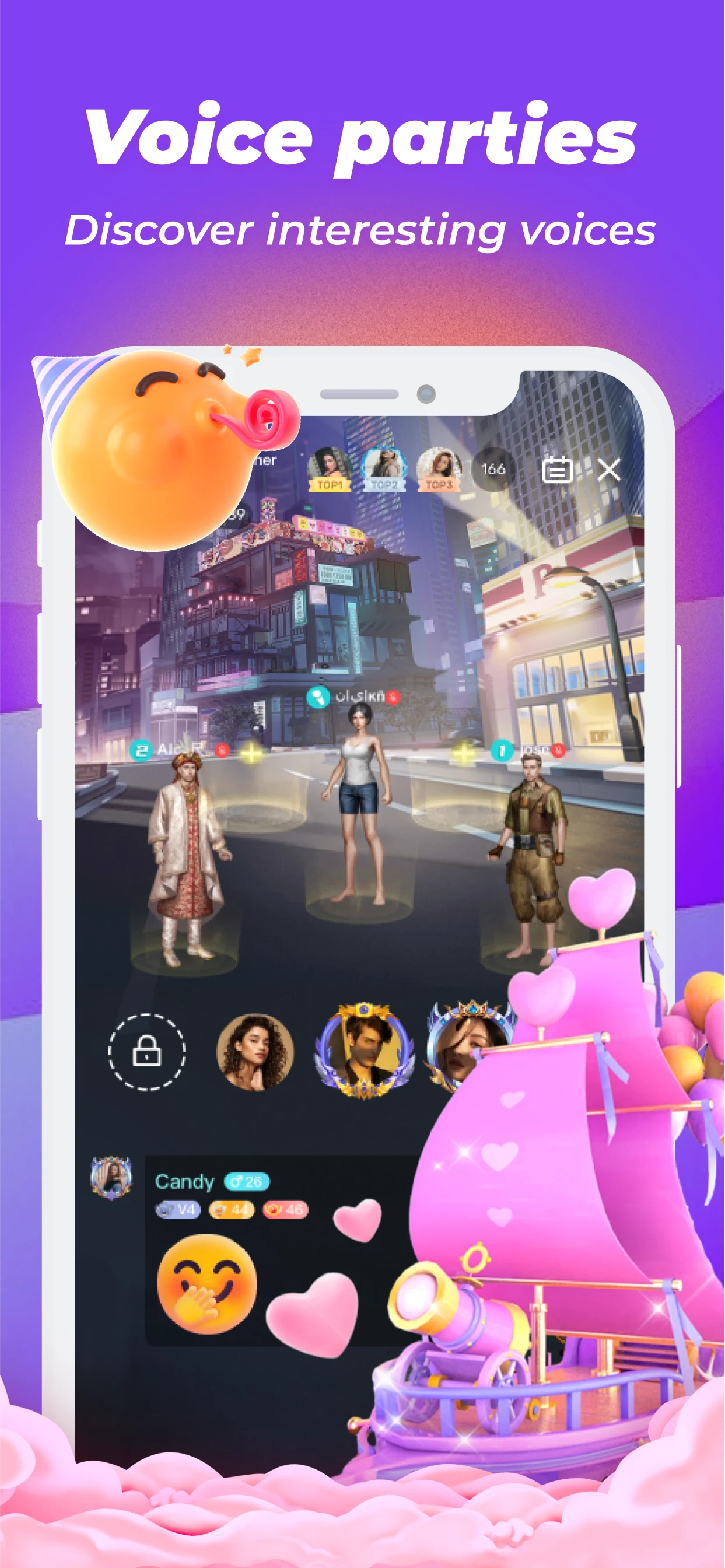 Winko - Voice Chat Party Rooms screenshot